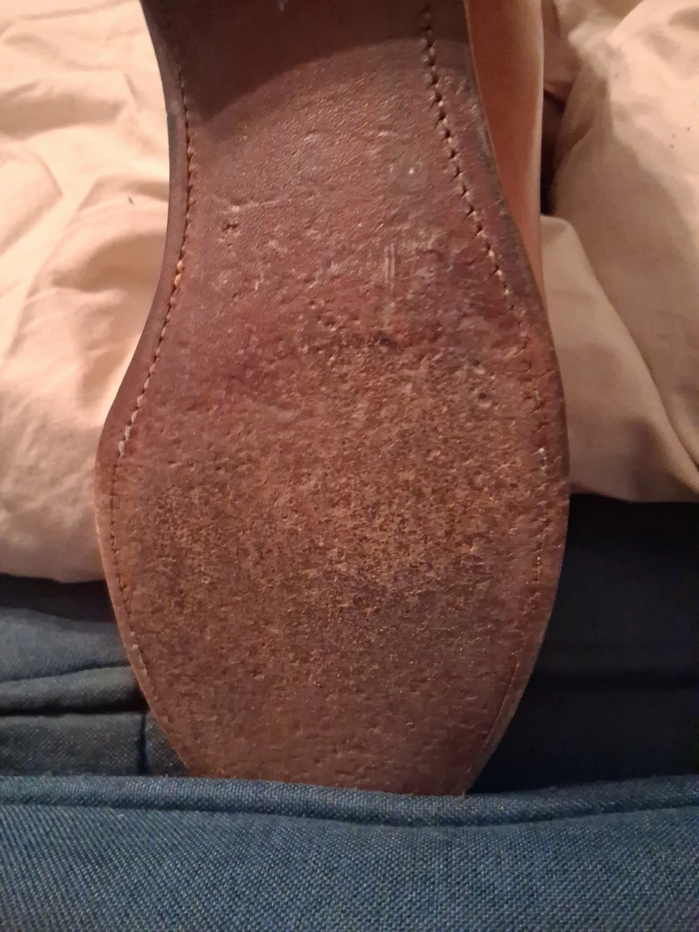 Justin Boots Red-Brown Leather Western Pull-On Boots